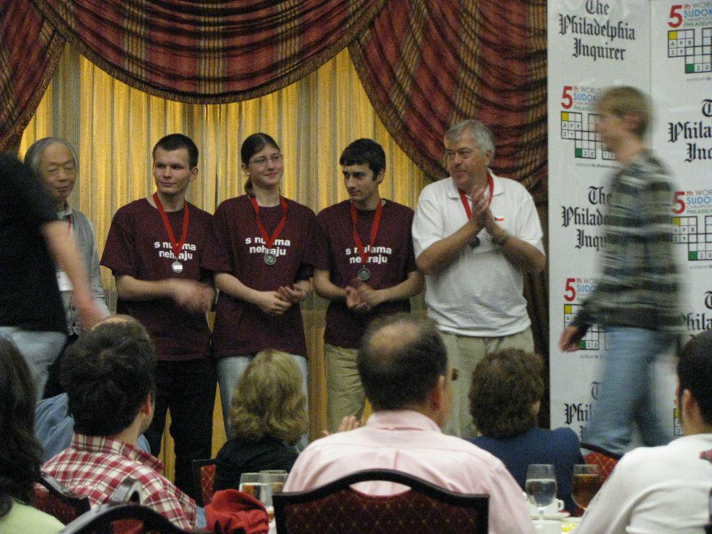 stříbrný tým WSC 2010